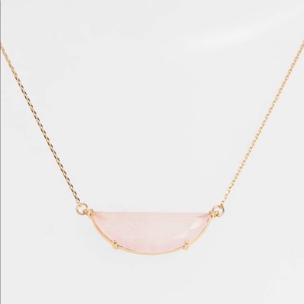 Kate Spade Half Moon Scallop Mini Pendant Necklace
